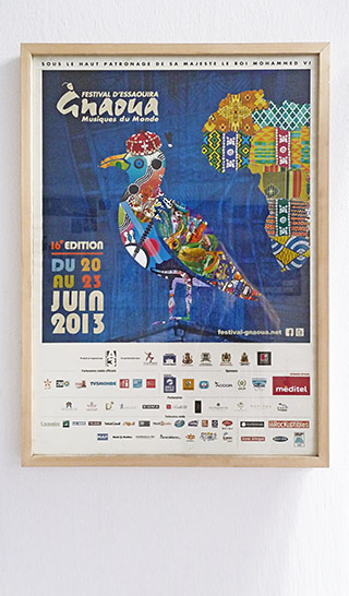 Plakat des Gnaoua-Festivals